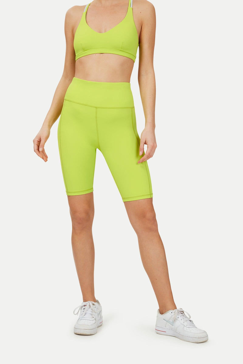 Claude Shorts - Acid Yellow - Pocket Sport