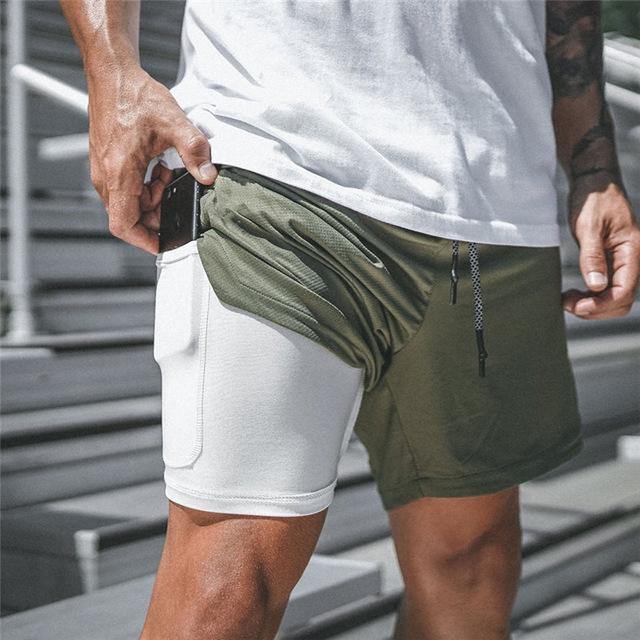 Running shorts with cell phone pocket on sale