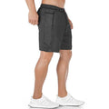 Mens Gym Fitness Multi-pocket for cell phone Sports Jogging Training Short Pants