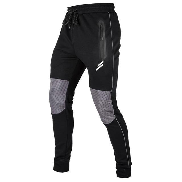 Men Sport Jogging Pants Running Fitness Zipper Joggers Training Trousers - onlineforyou.shop